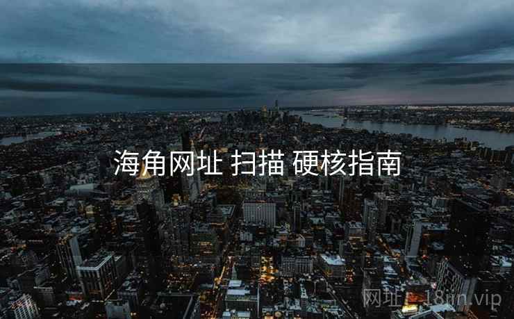 海角网址 扫描 硬核指南