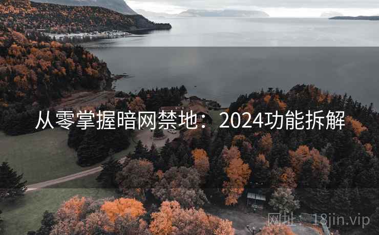 从零掌握暗网禁地：2024功能拆解