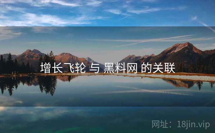 增长飞轮 与 黑料网 的关联